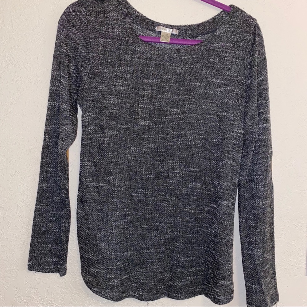 Long Sleeve Elbow patch T